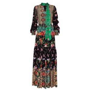 Alice + Olivia Clementine silk maxi dress